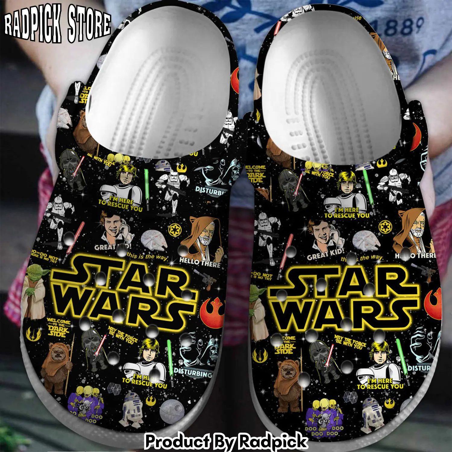 Radpick star wars movie clogs shoes comfortable for men women gx6 rp6521219